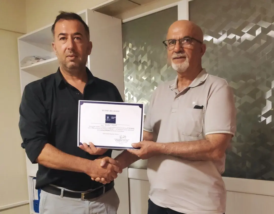 Aydın Kurucu il Başkanlığına Atanan Sn. Doç.Dr. Zafer Akan'a Yetki Belgesi Verilmesi (20.07.2024)